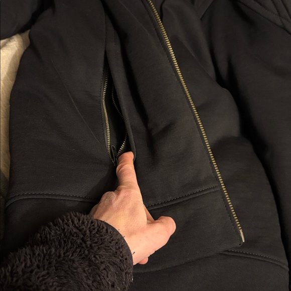 NEW Helmut Lang w real rabbit fur Black winter  Jacket retail over $1100 - Picture 10 of 15